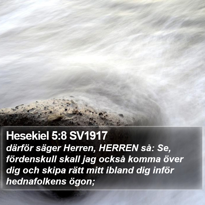 Hesekiel 5:8 SV1917 Bible Study