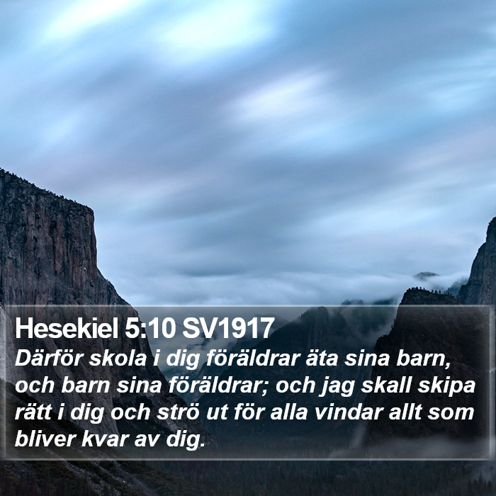 Hesekiel 5:10 SV1917 Bible Study