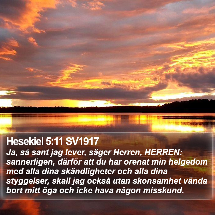 Hesekiel 5:11 SV1917 Bible Study