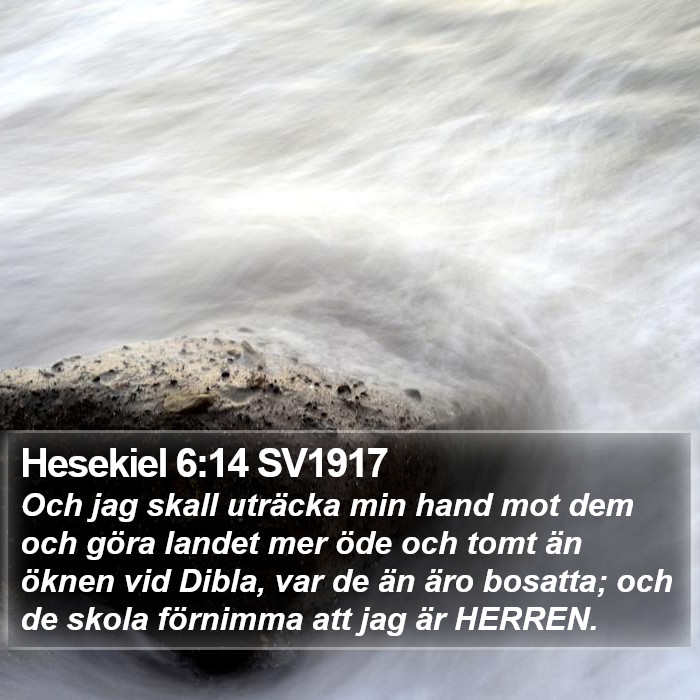 Hesekiel 6:14 SV1917 Bible Study