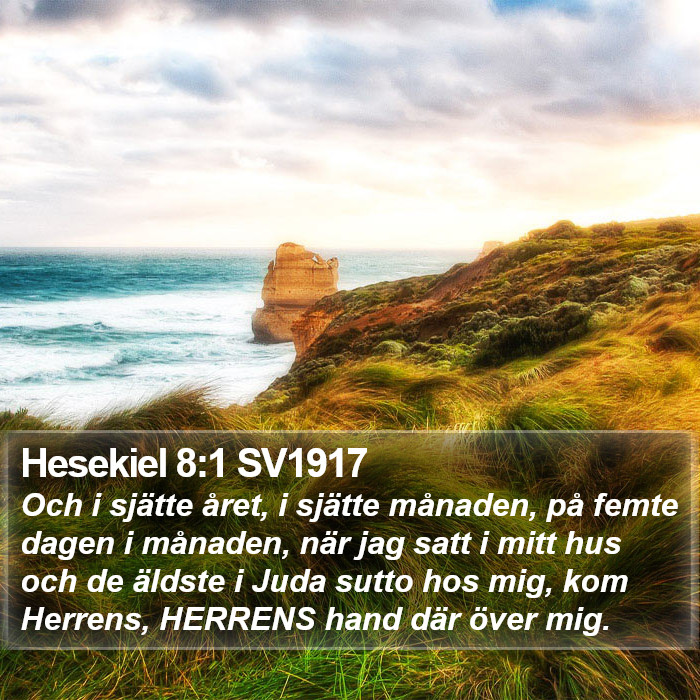 Hesekiel 8:1 SV1917 Bible Study