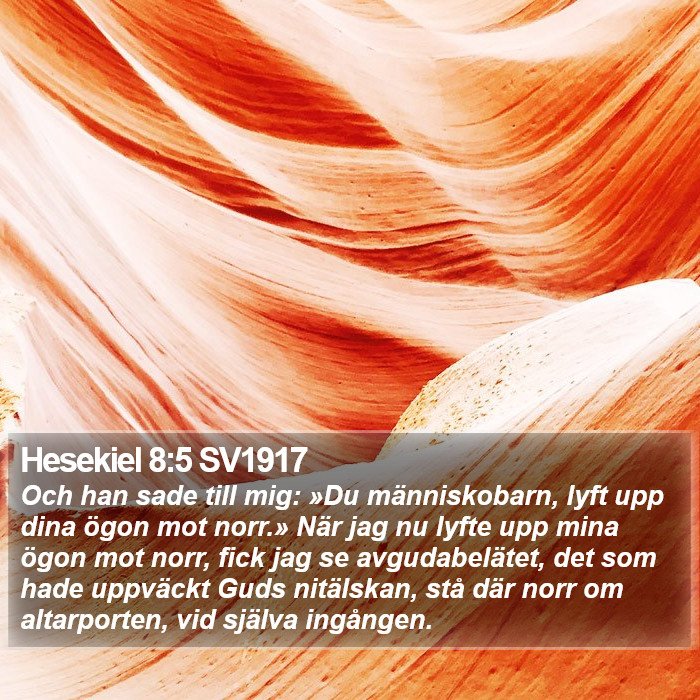 Hesekiel 8:5 SV1917 Bible Study