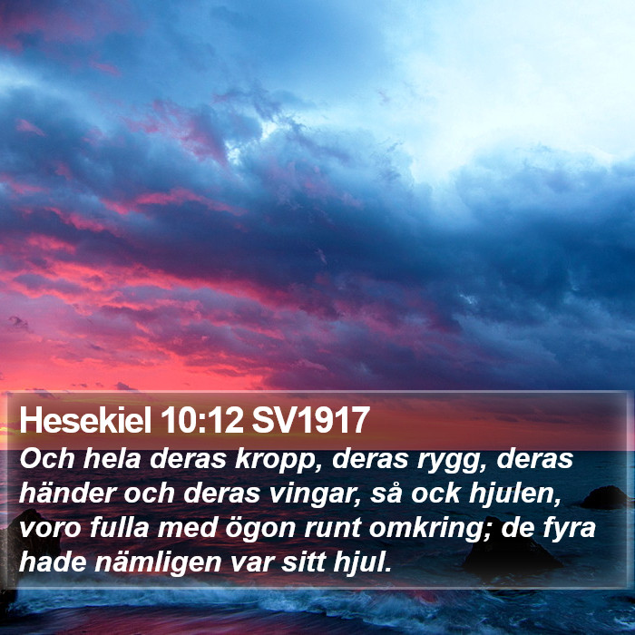 Hesekiel 10:12 SV1917 Bible Study