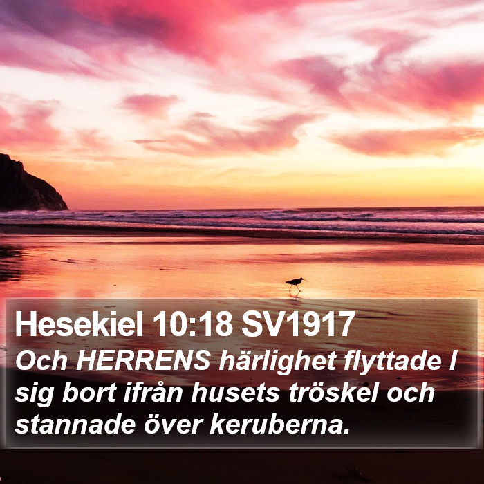 Hesekiel 10:18 SV1917 Bible Study