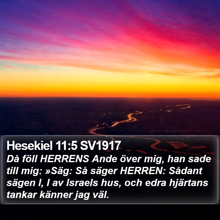 Hesekiel 11:5 SV1917 Bible Study