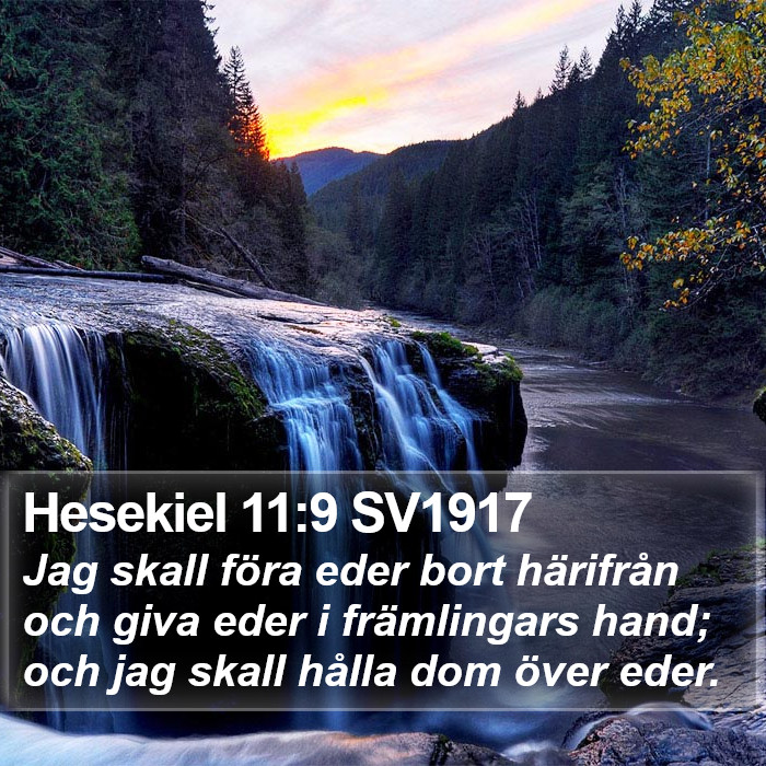 Hesekiel 11:9 SV1917 Bible Study