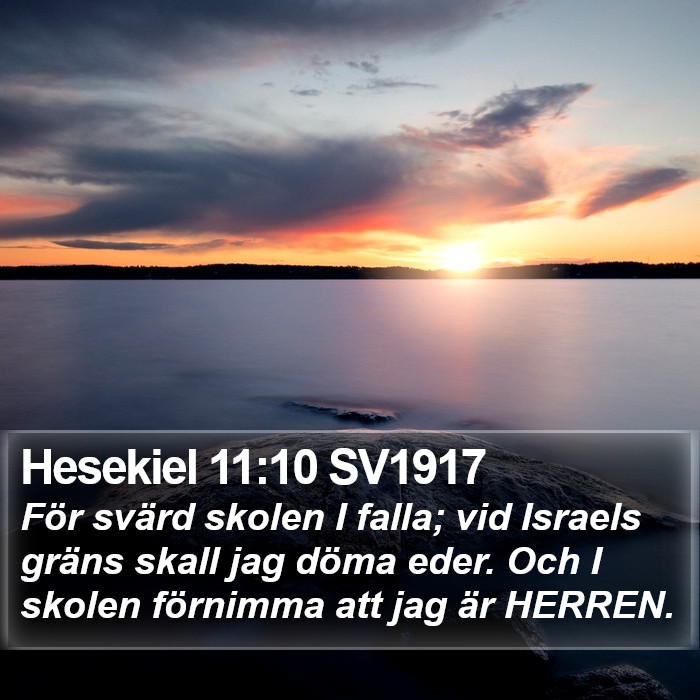 Hesekiel 11:10 SV1917 Bible Study