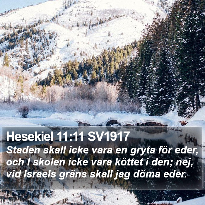 Hesekiel 11:11 SV1917 Bible Study