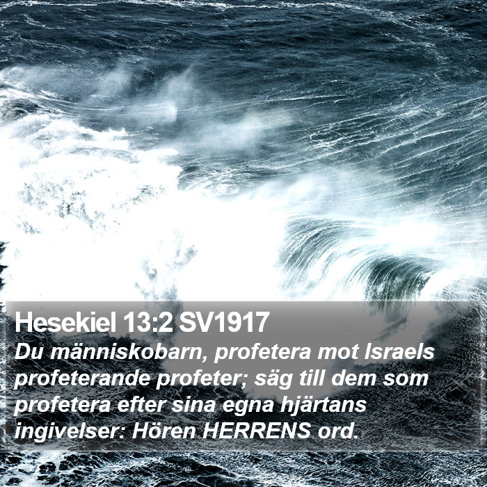 Hesekiel 13:2 SV1917 Bible Study