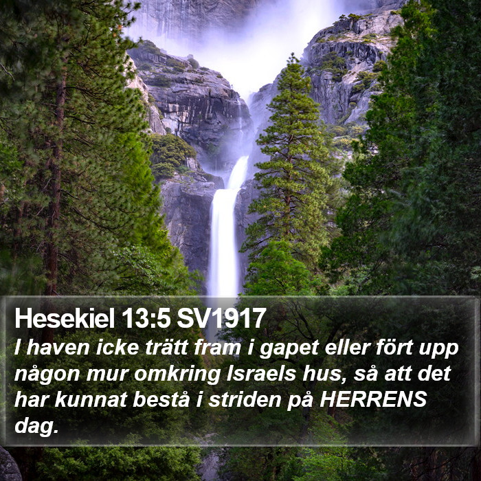 Hesekiel 13:5 SV1917 Bible Study