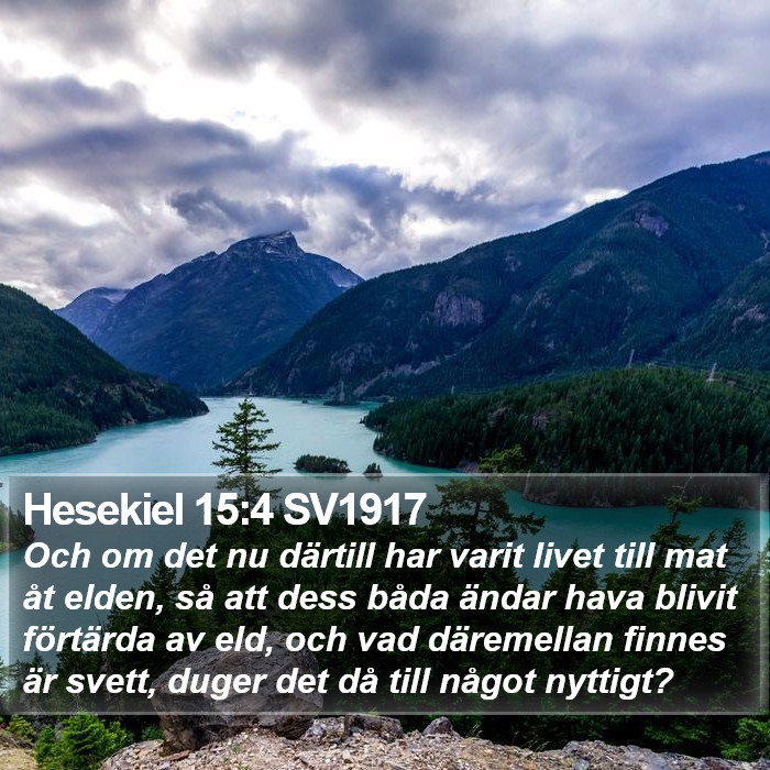 Hesekiel 15:4 SV1917 Bible Study