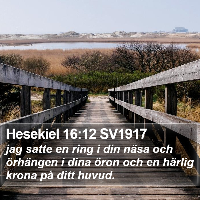 Hesekiel 16:12 SV1917 Bible Study