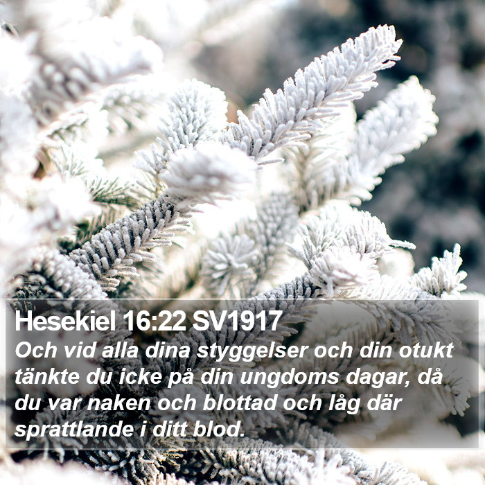 Hesekiel 16:22 SV1917 Bible Study