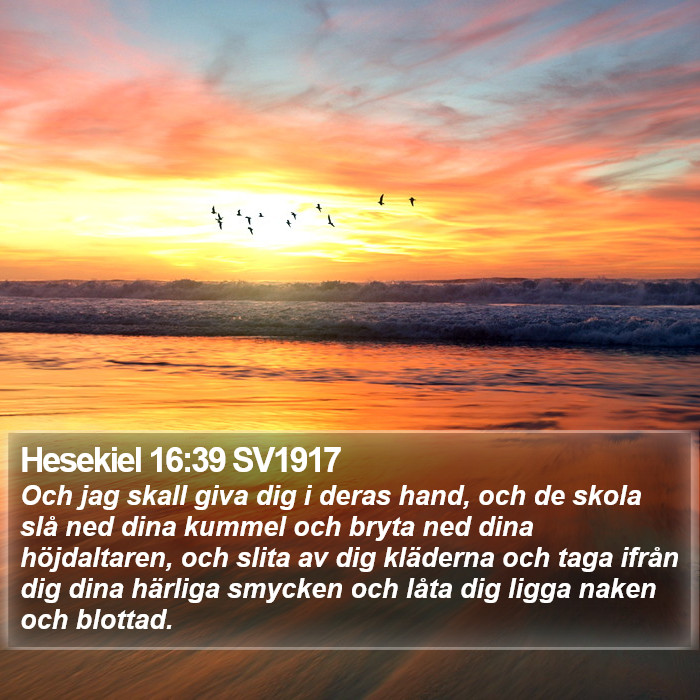 Hesekiel 16:39 SV1917 Bible Study