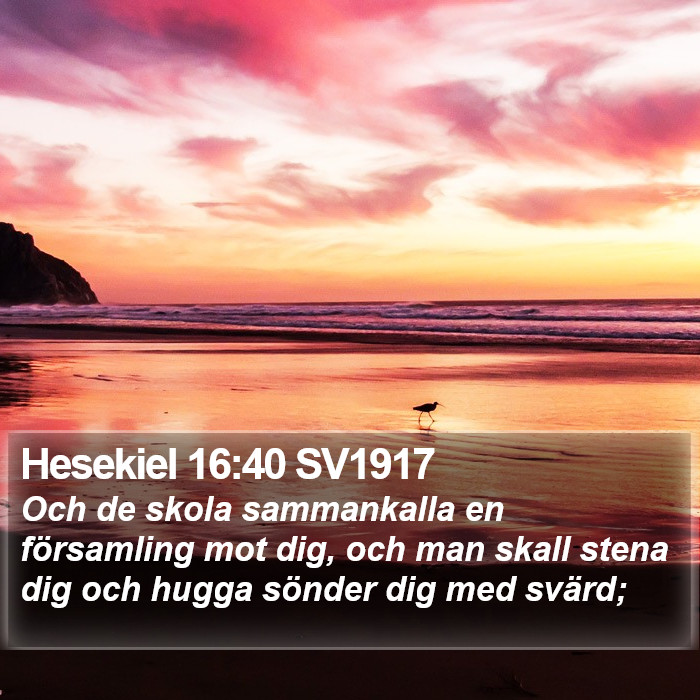 Hesekiel 16:40 SV1917 Bible Study