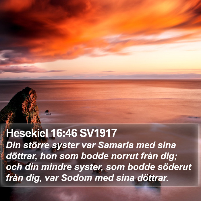 Hesekiel 16:46 SV1917 Bible Study