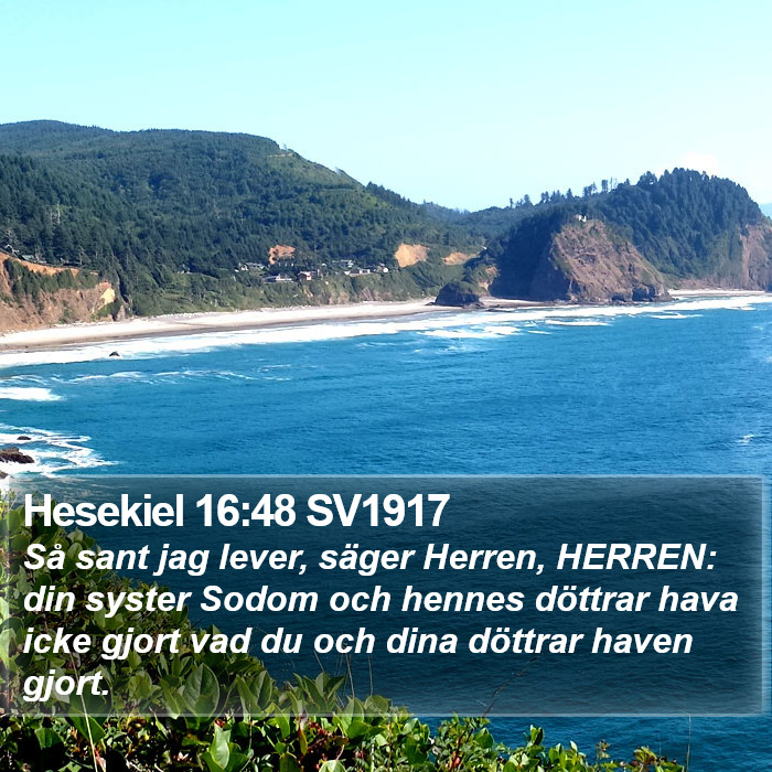 Hesekiel 16:48 SV1917 Bible Study