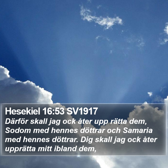 Hesekiel 16:53 SV1917 Bible Study