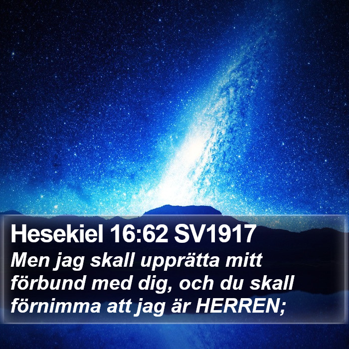 Hesekiel 16:62 SV1917 Bible Study