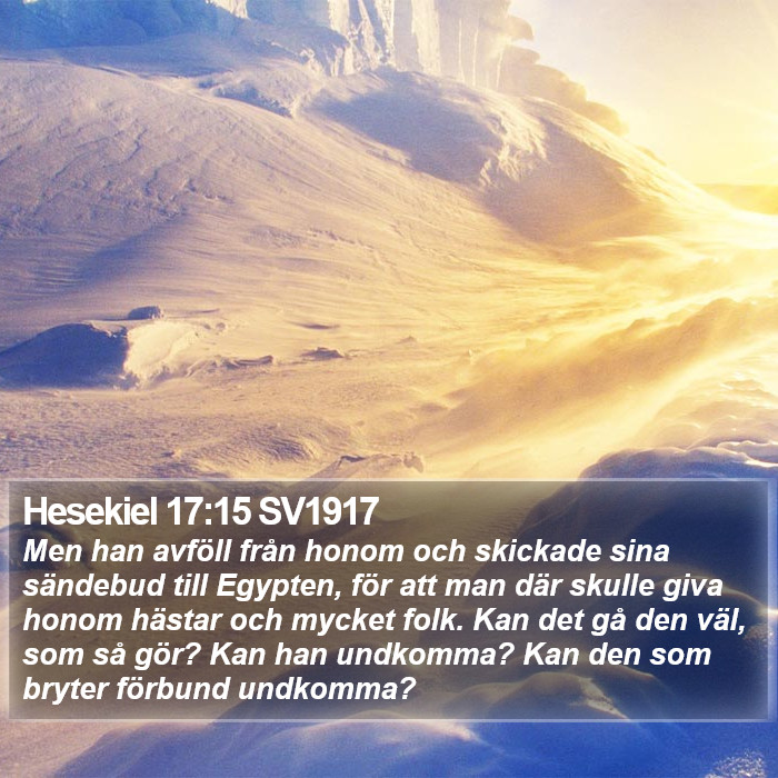 Hesekiel 17:15 SV1917 Bible Study