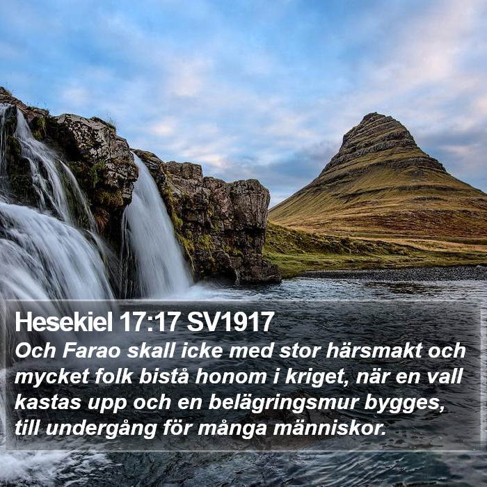 Hesekiel 17:17 SV1917 Bible Study