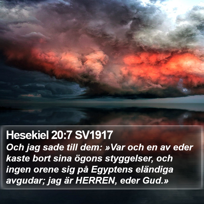 Hesekiel 20:7 SV1917 Bible Study