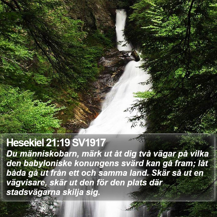 Hesekiel 21:19 SV1917 Bible Study