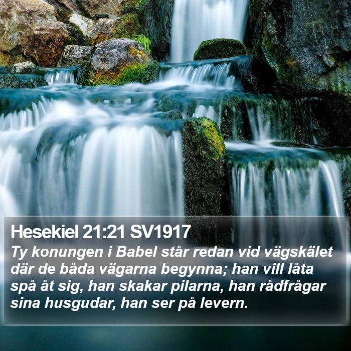 Hesekiel 21:21 SV1917 Bible Study