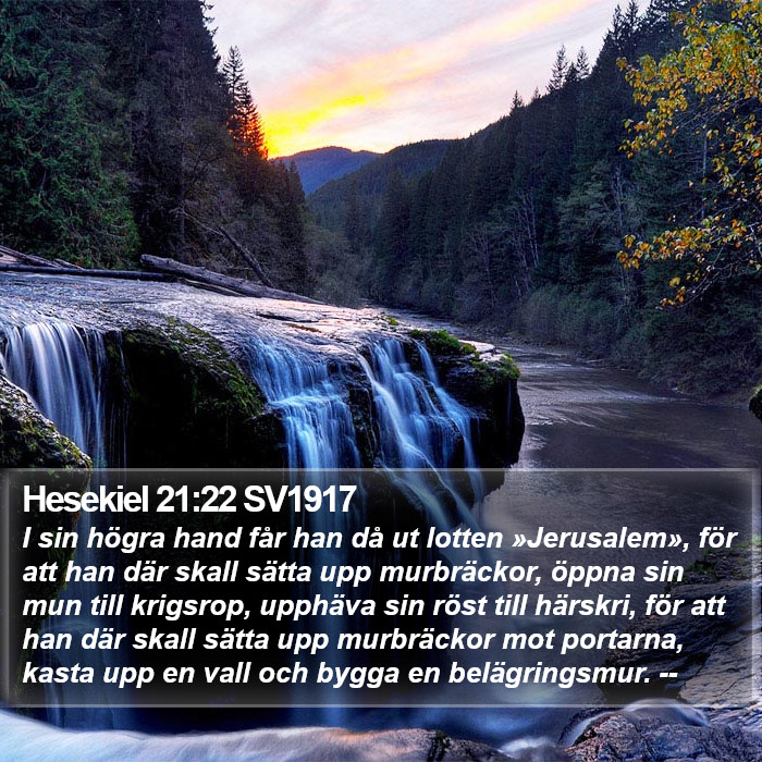 Hesekiel 21:22 SV1917 Bible Study