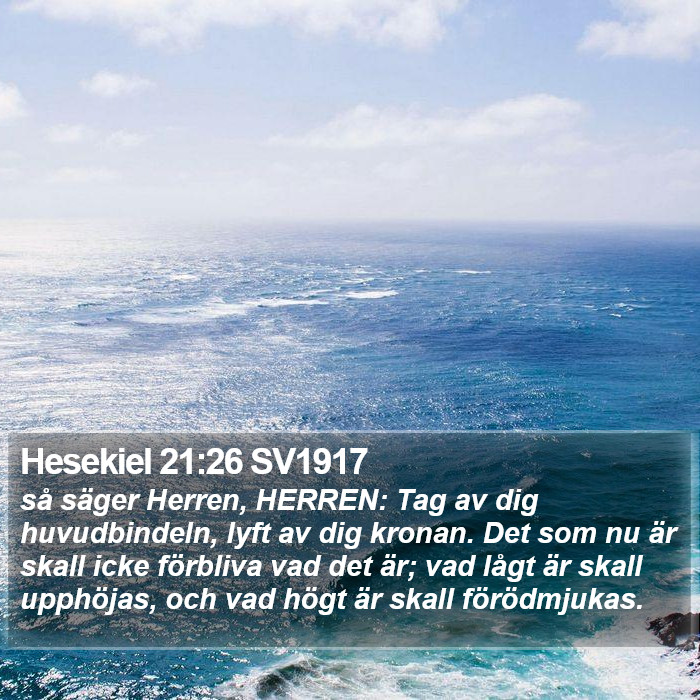 Hesekiel 21:26 SV1917 Bible Study