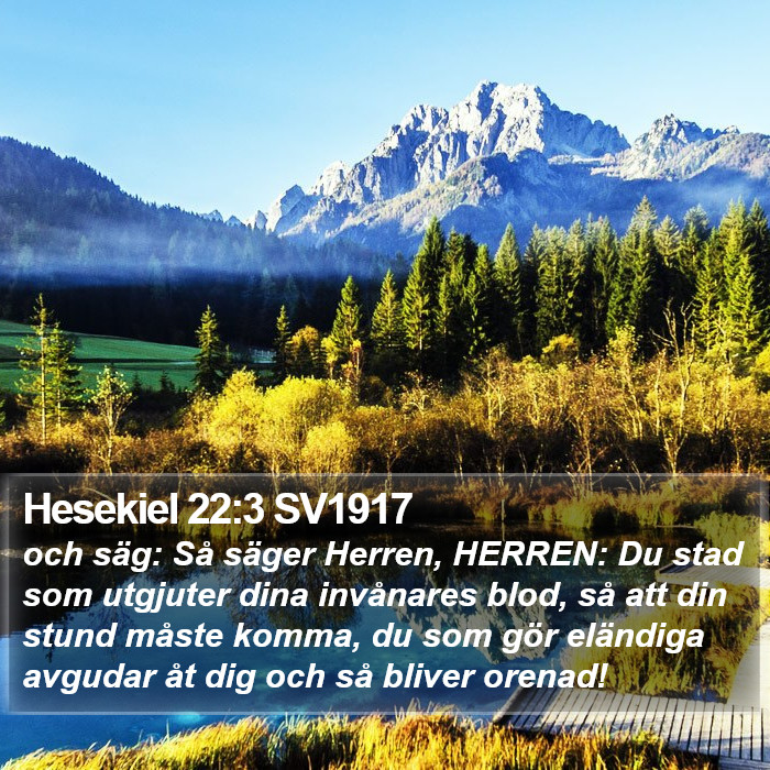 Hesekiel 22:3 SV1917 Bible Study