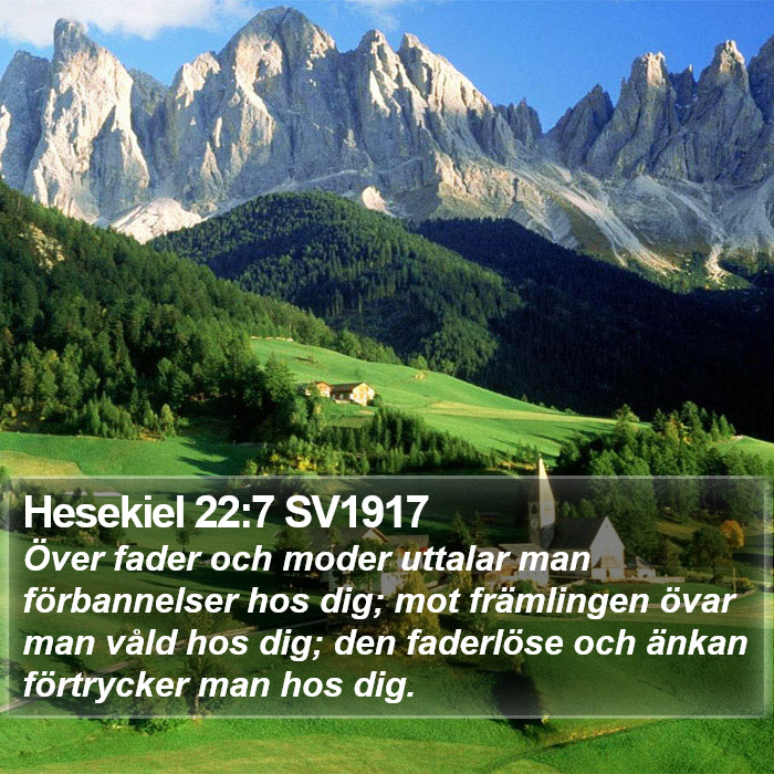 Hesekiel 22:7 SV1917 Bible Study