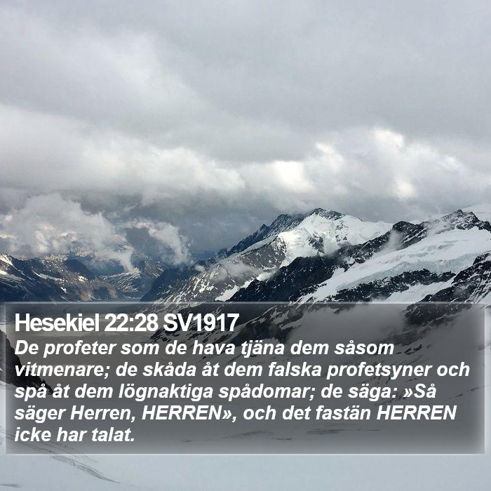 Hesekiel 22:28 SV1917 Bible Study