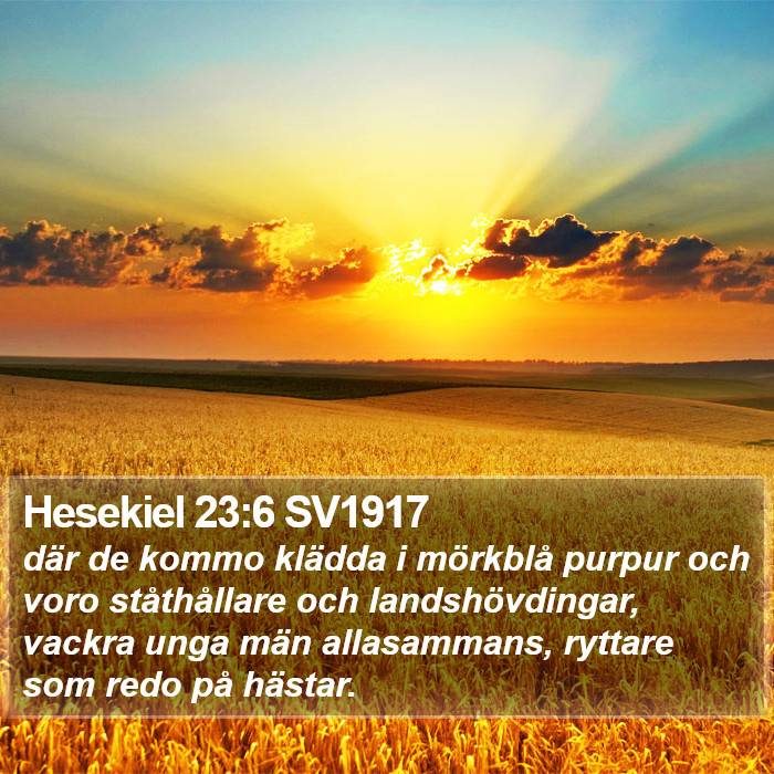 Hesekiel 23:6 SV1917 Bible Study