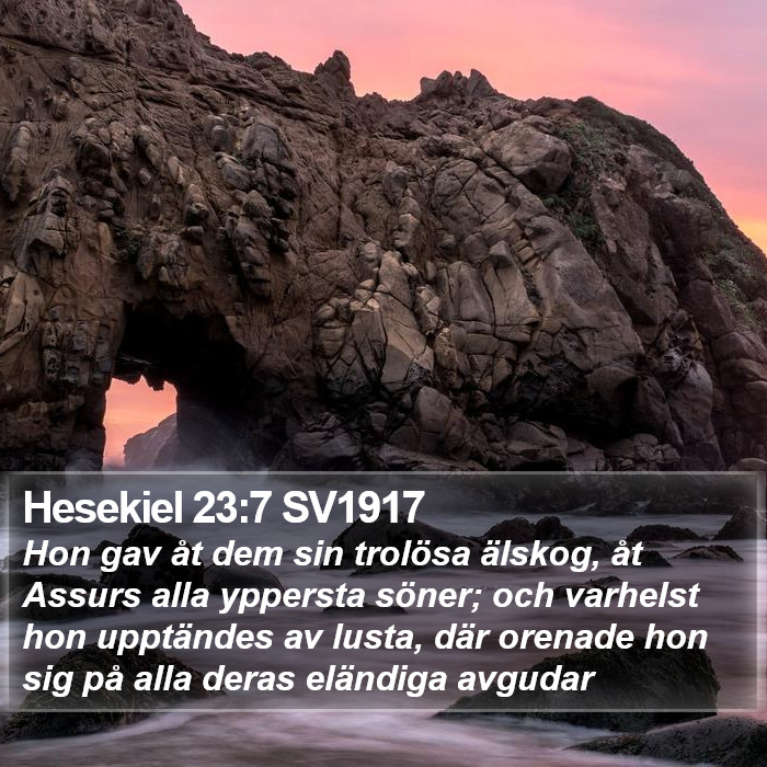 Hesekiel 23:7 SV1917 Bible Study