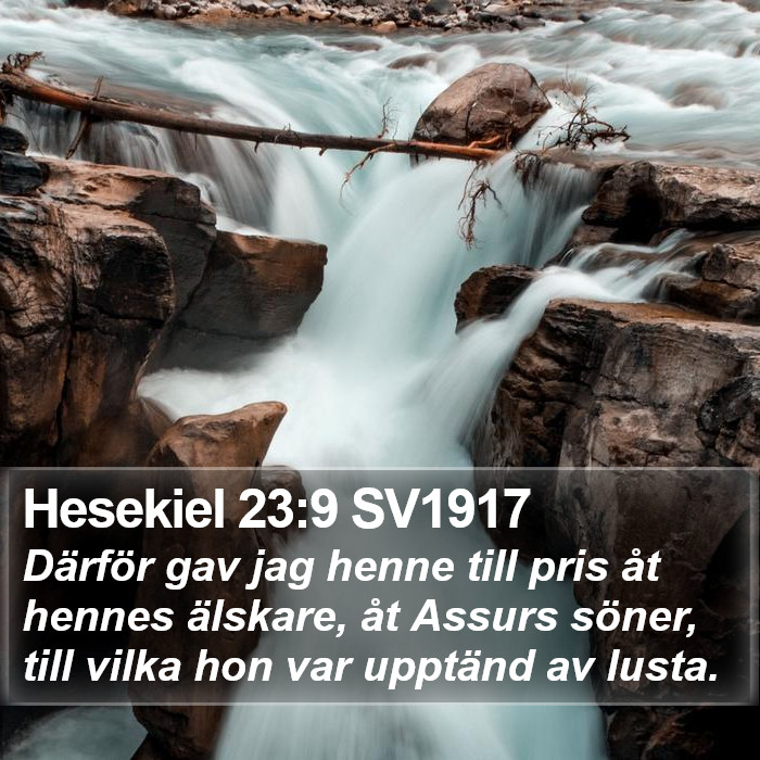 Hesekiel 23:9 SV1917 Bible Study