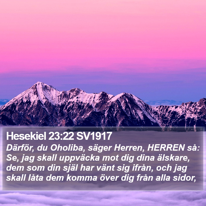 Hesekiel 23:22 SV1917 Bible Study