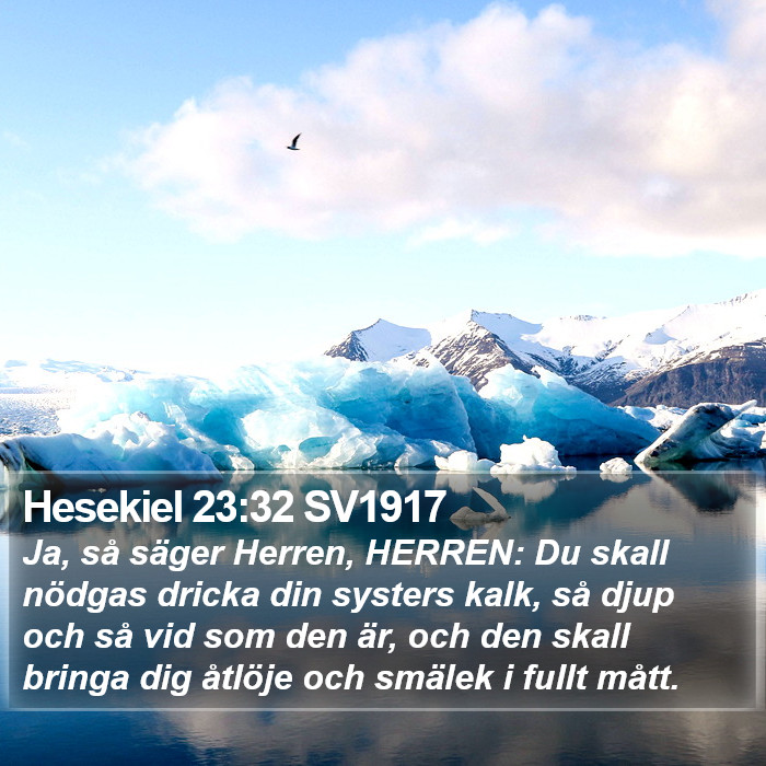 Hesekiel 23:32 SV1917 Bible Study