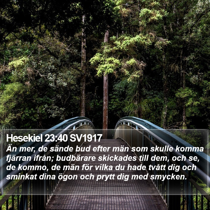 Hesekiel 23:40 SV1917 Bible Study