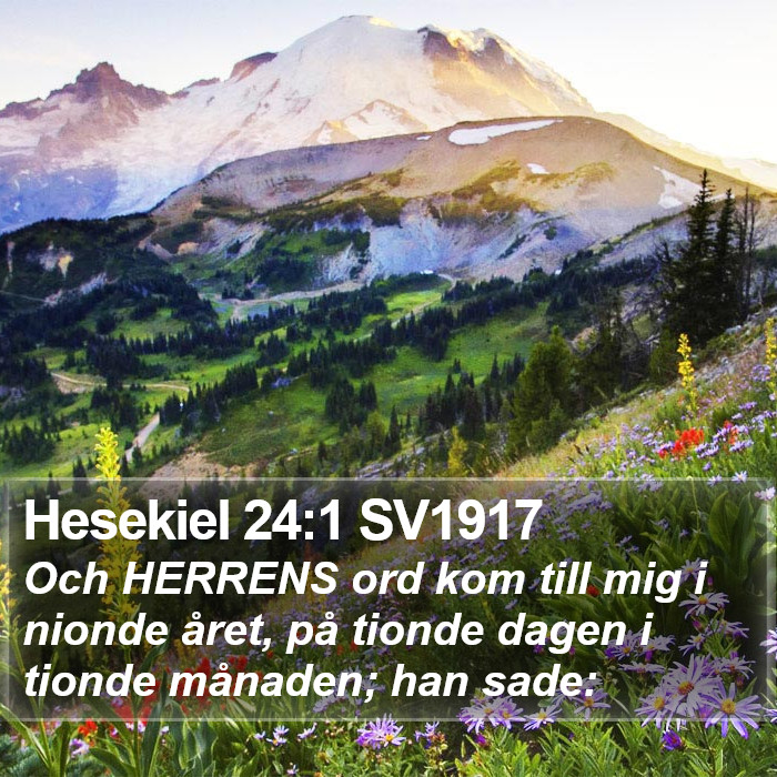 Hesekiel 24:1 SV1917 Bible Study