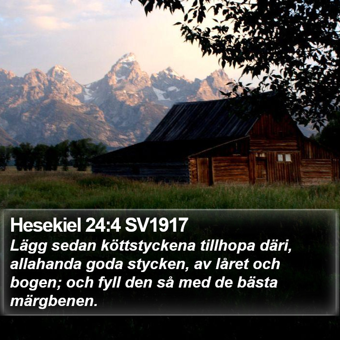 Hesekiel 24:4 SV1917 Bible Study