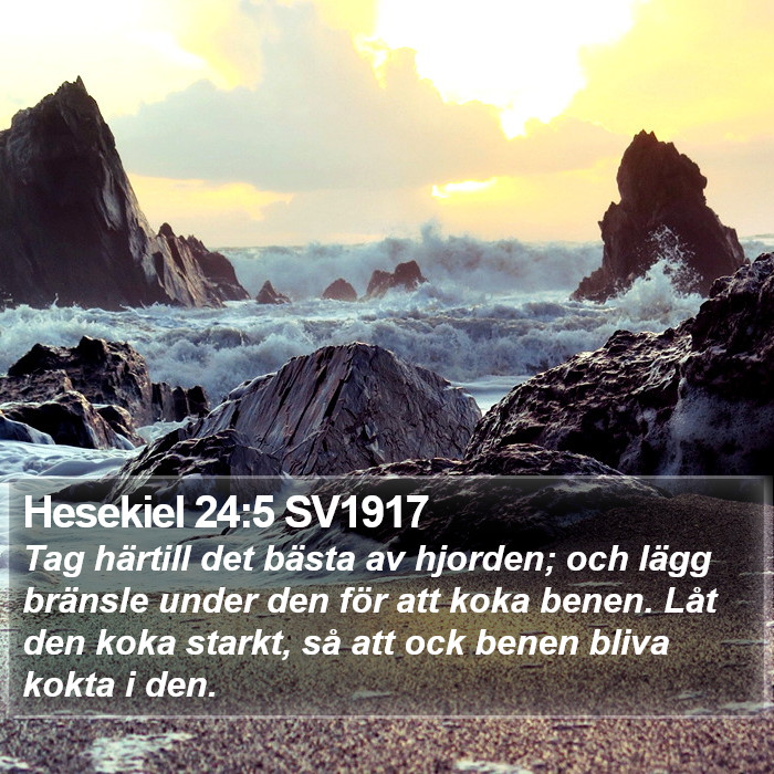 Hesekiel 24:5 SV1917 Bible Study