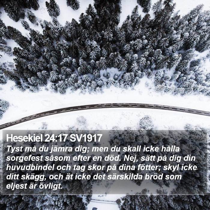 Hesekiel 24:17 SV1917 Bible Study