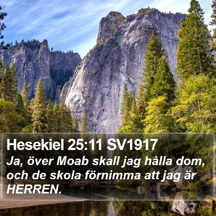 Hesekiel 25:11 SV1917 Bible Study