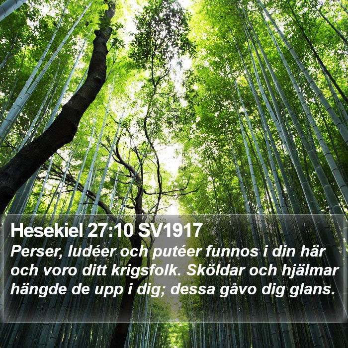 Hesekiel 27:10 SV1917 Bible Study