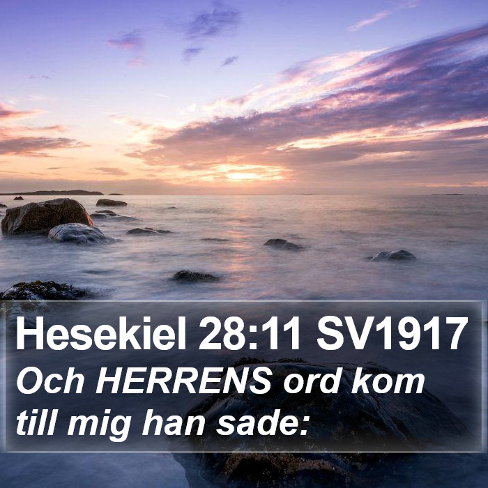 Hesekiel 28:11 SV1917 Bible Study