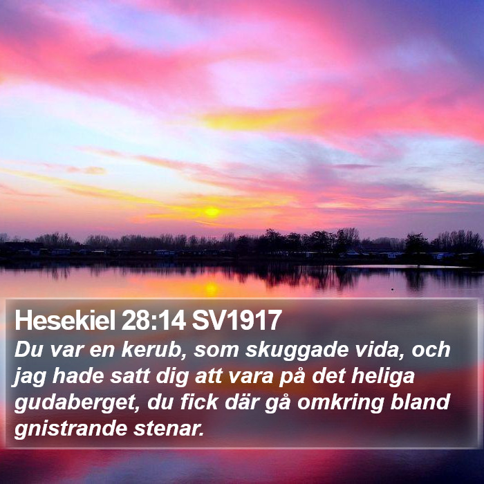 Hesekiel 28:14 SV1917 Bible Study