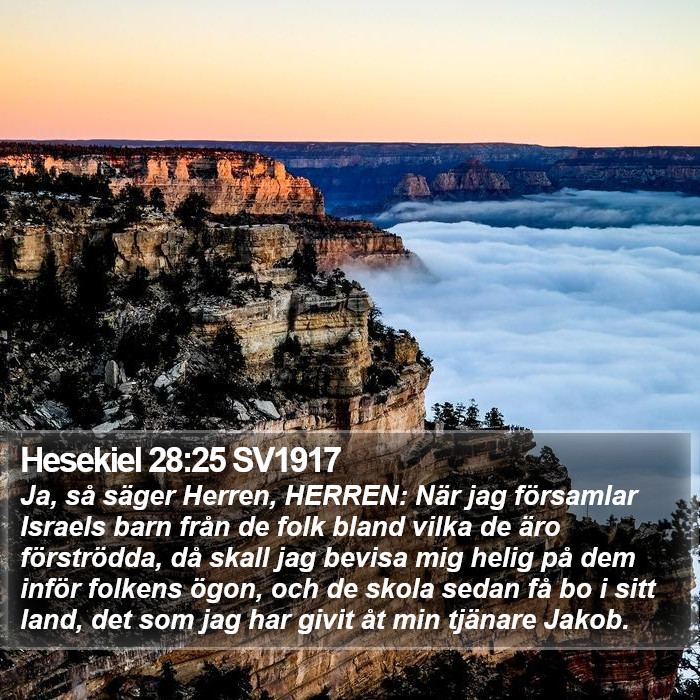 Hesekiel 28:25 SV1917 Bible Study