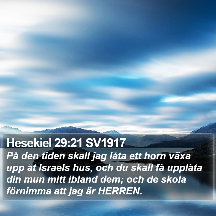 Hesekiel 29:21 SV1917 Bible Study