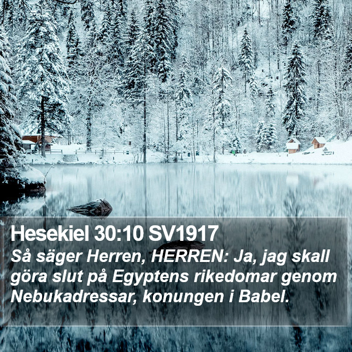 Hesekiel 30:10 SV1917 Bible Study